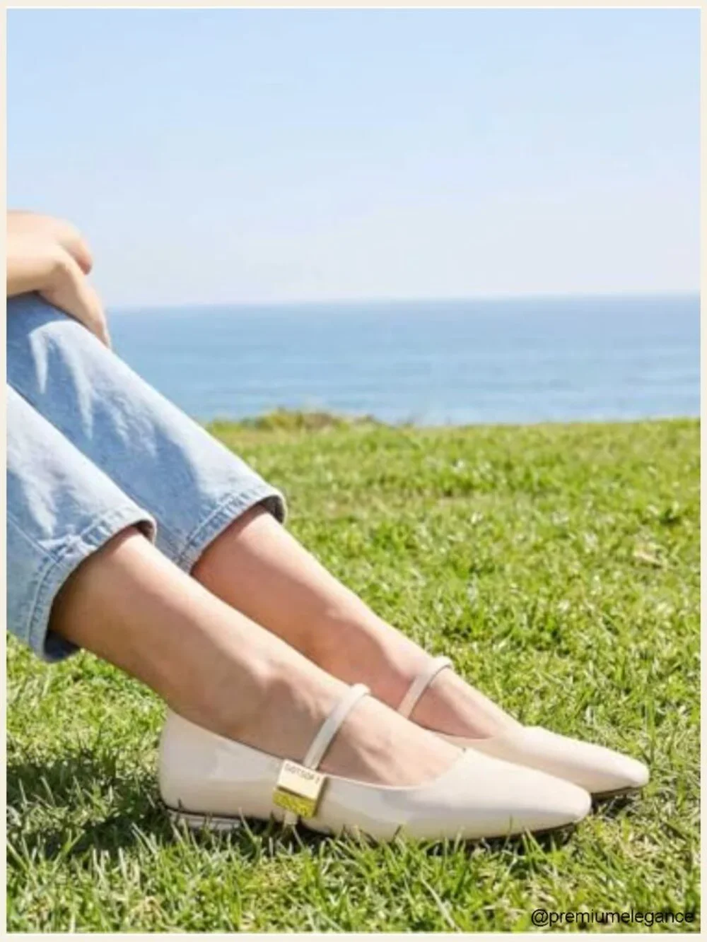 Closed Square Toe Mary Jane Ballet Flat Dressy Comfortable Slip On Shoes